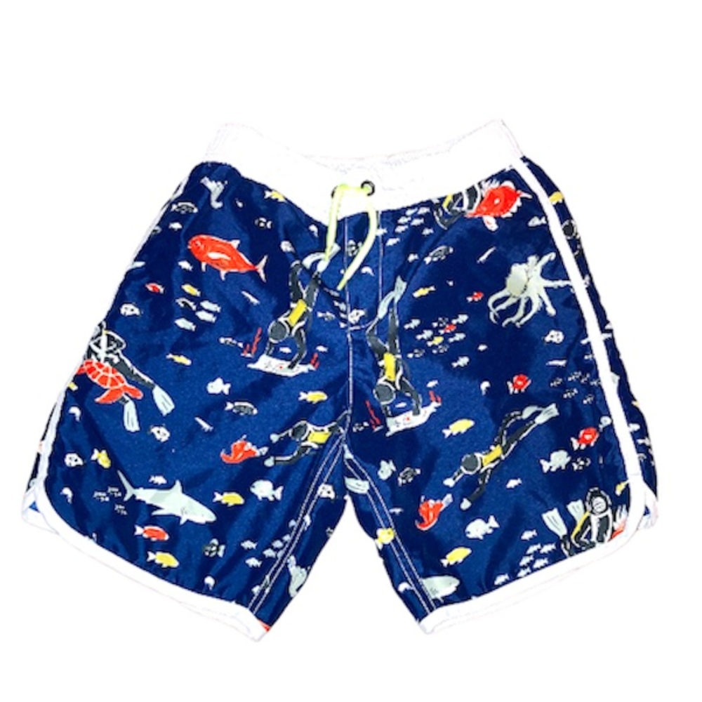 Mini Boden boys swim trunks